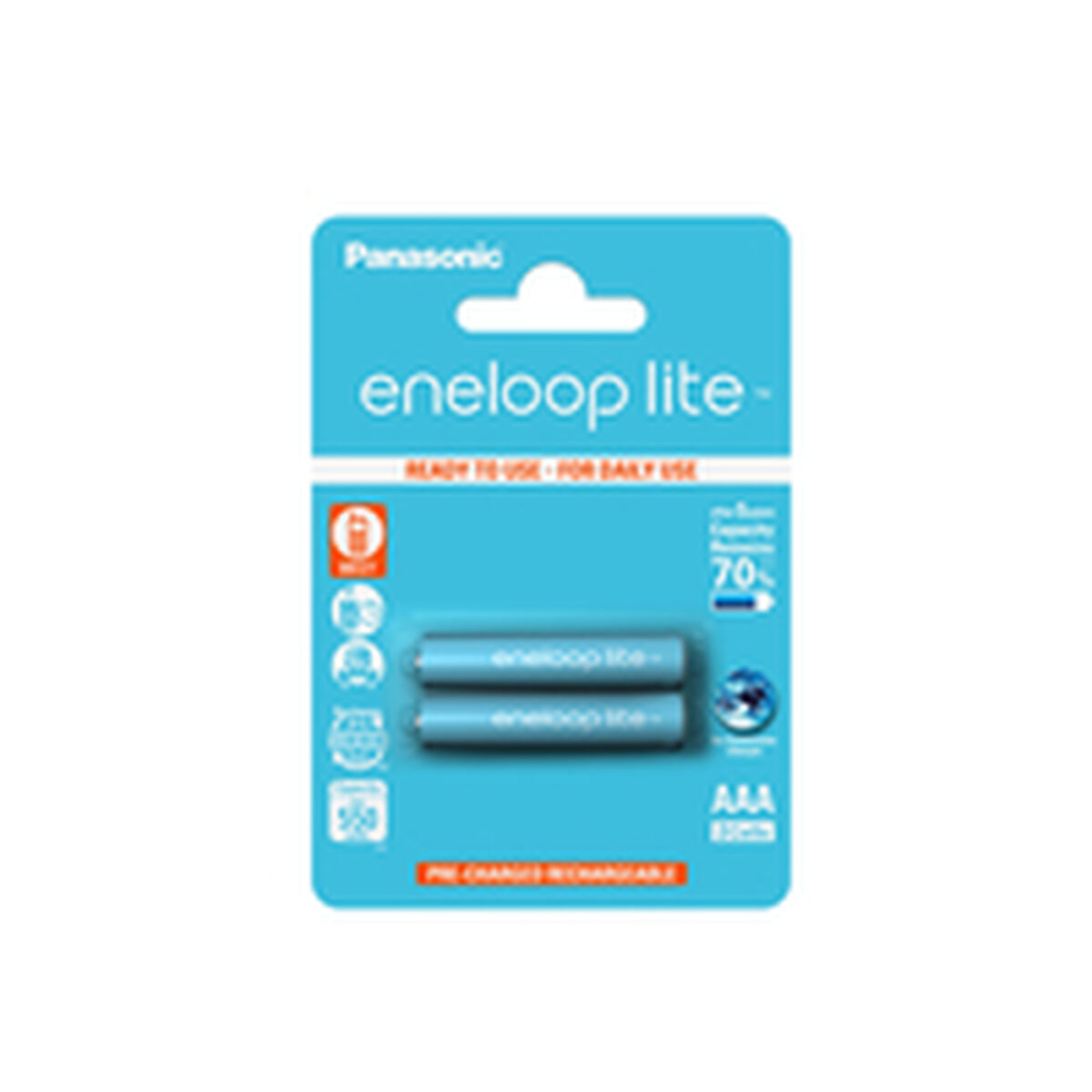 Laddningsbara Batterier Panasonic BK-4LCCE/2CP (2 antal) - 2