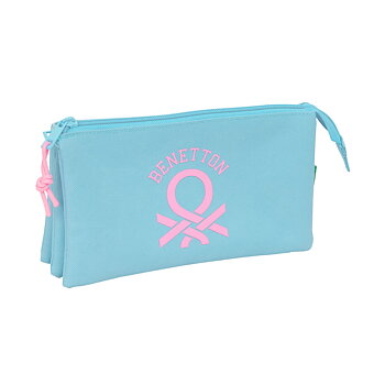 Bag Benetton Celeste Himmelsblå 22 x 12 x 3 cm
