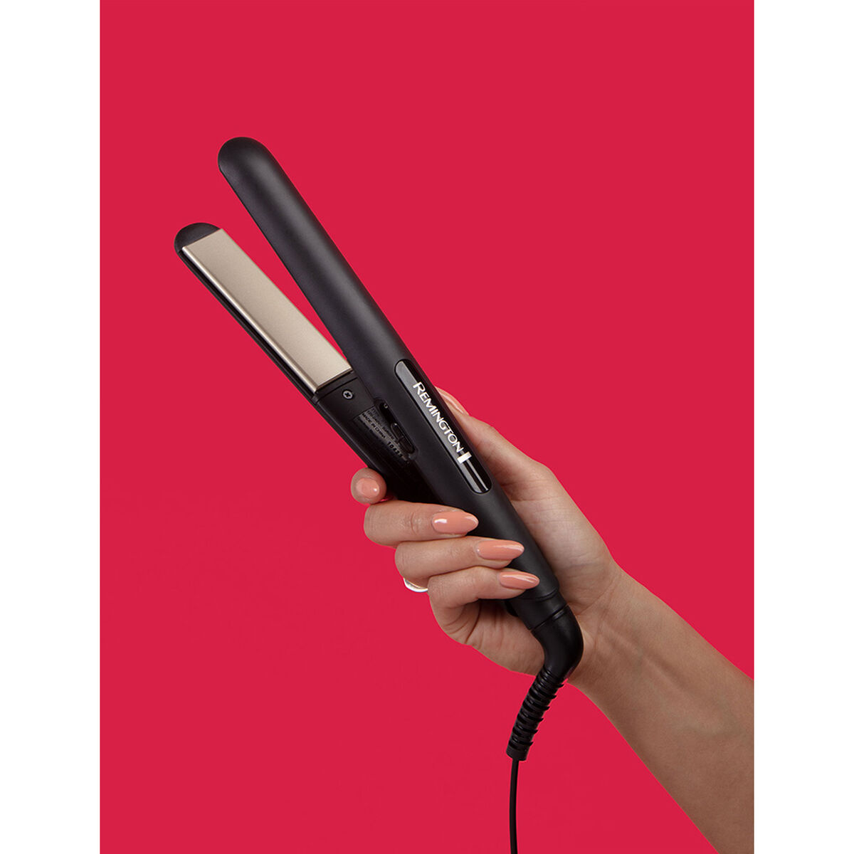 Hår platt järn i keramik Remington Svart 40 W - 3