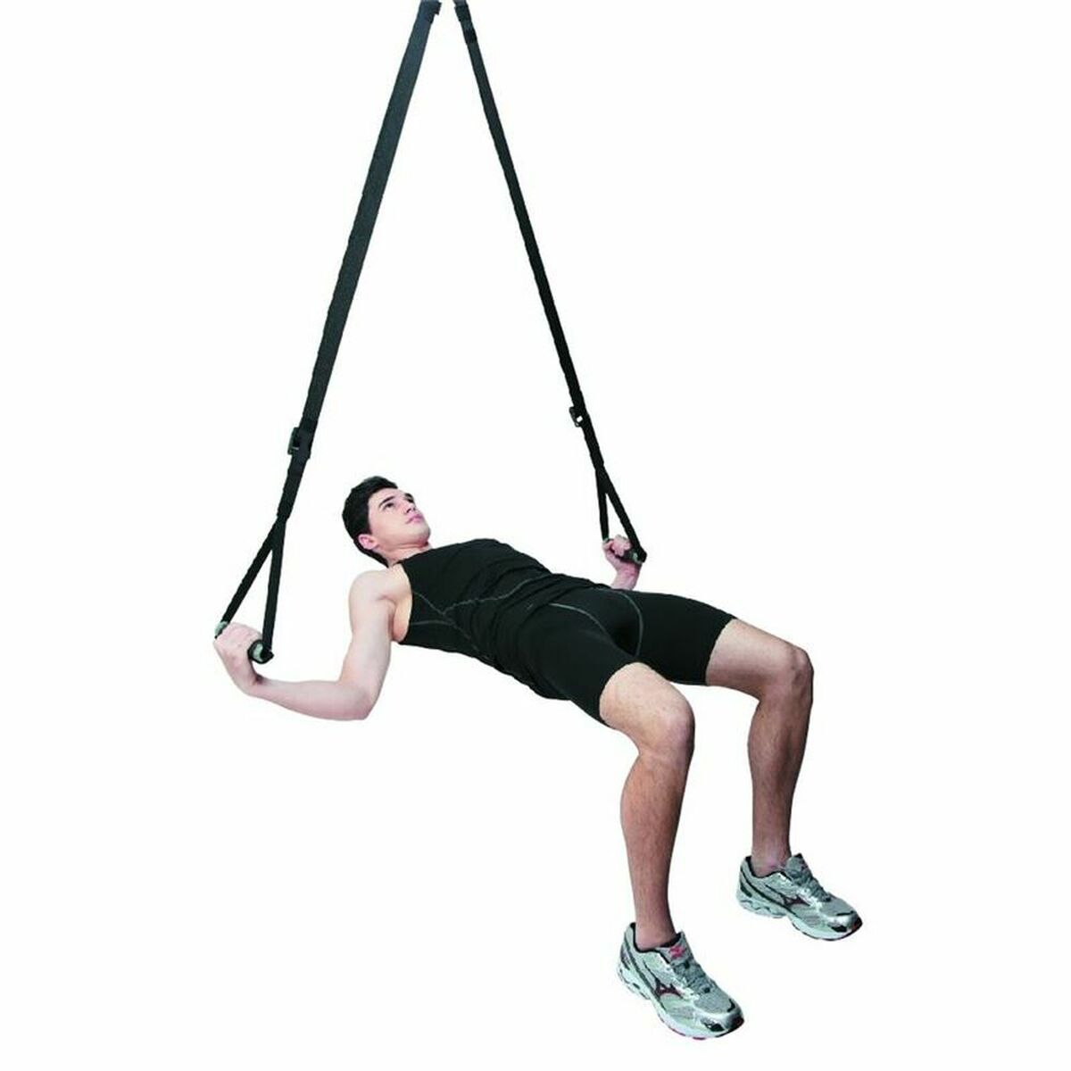 Elastiskt träningsband Atipick Multi GYM Trainer Svart - 2