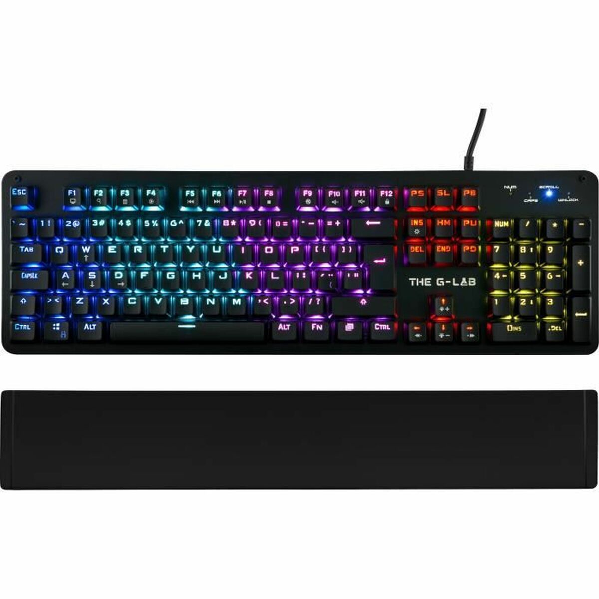 Gaming Tangentbord/ OR: Speltangentbord The G-Lab AZERTY Franska - 5