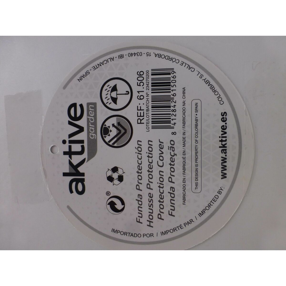Fodral till Parasoll Aktive 45 x 210 x 50 cm (6 antal) - 7