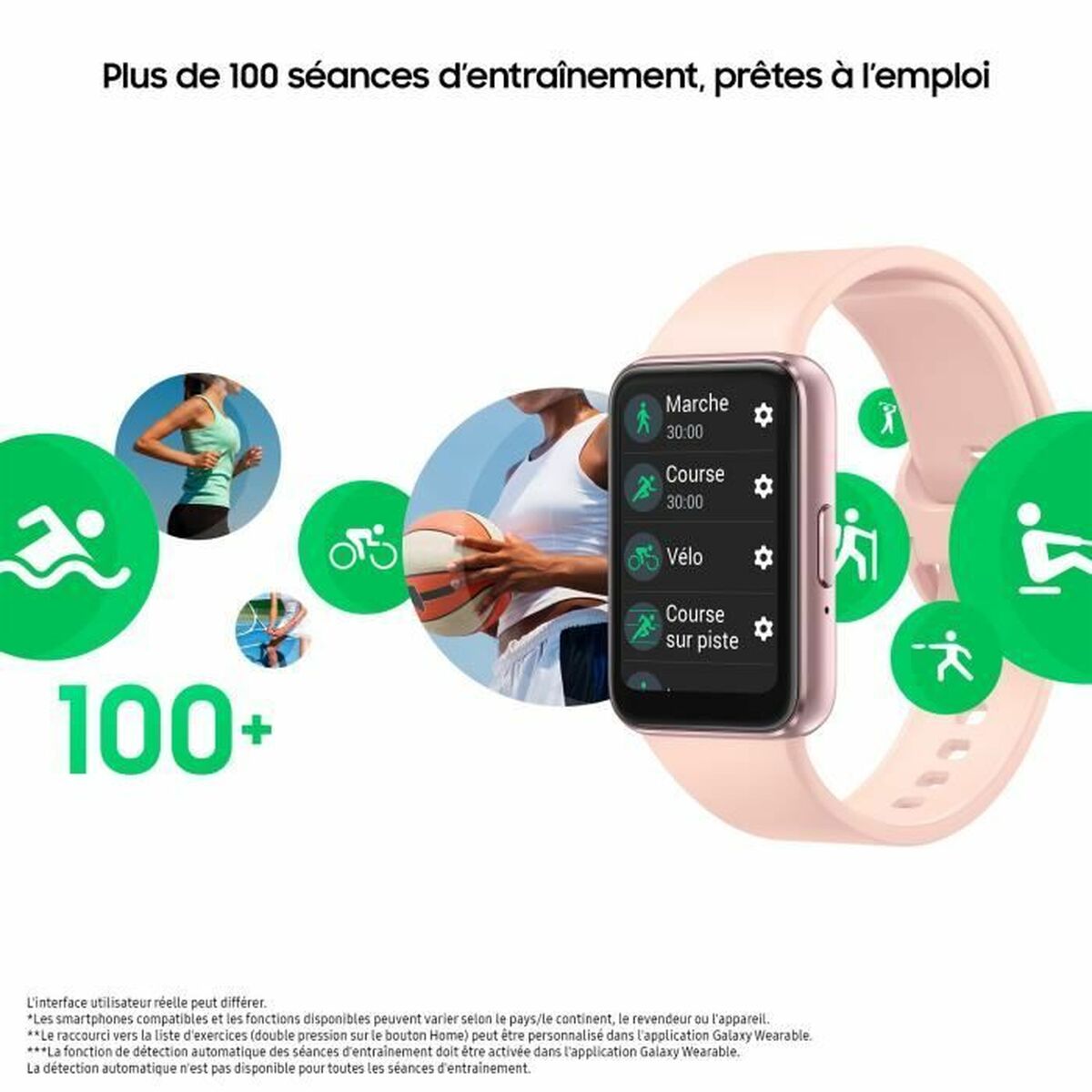 Smartklocka Samsung Galaxy Fit 3 Rosa 40 mm - 4