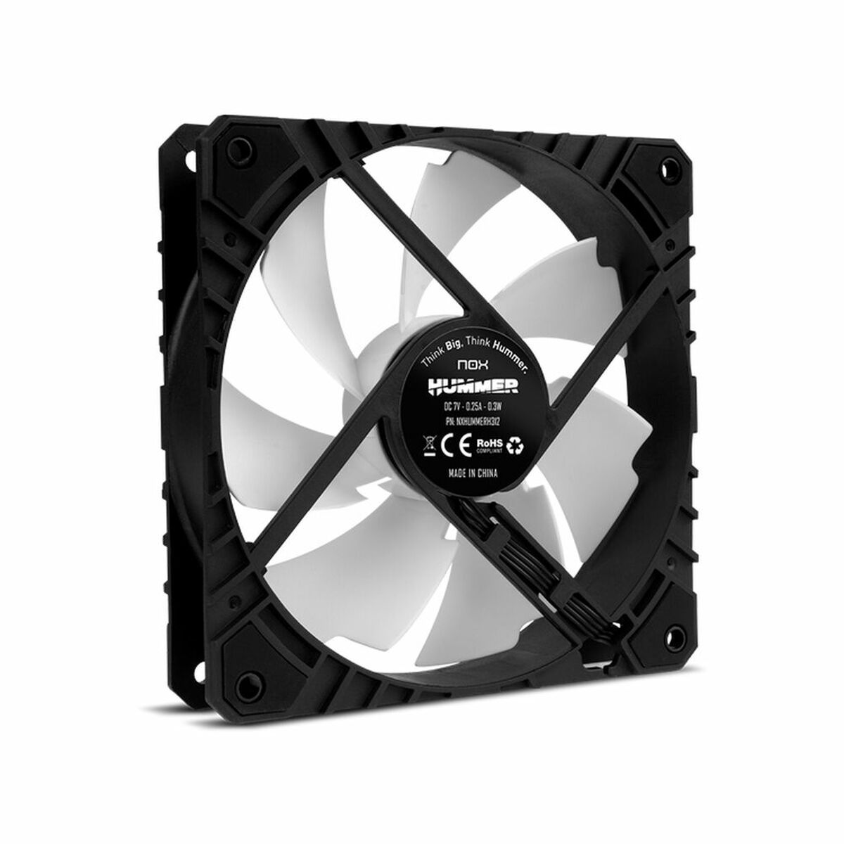 Lådfläkt Nox-Xtreme H-FAN PRO Ø 12 cm Vit 2200 rpm - 3