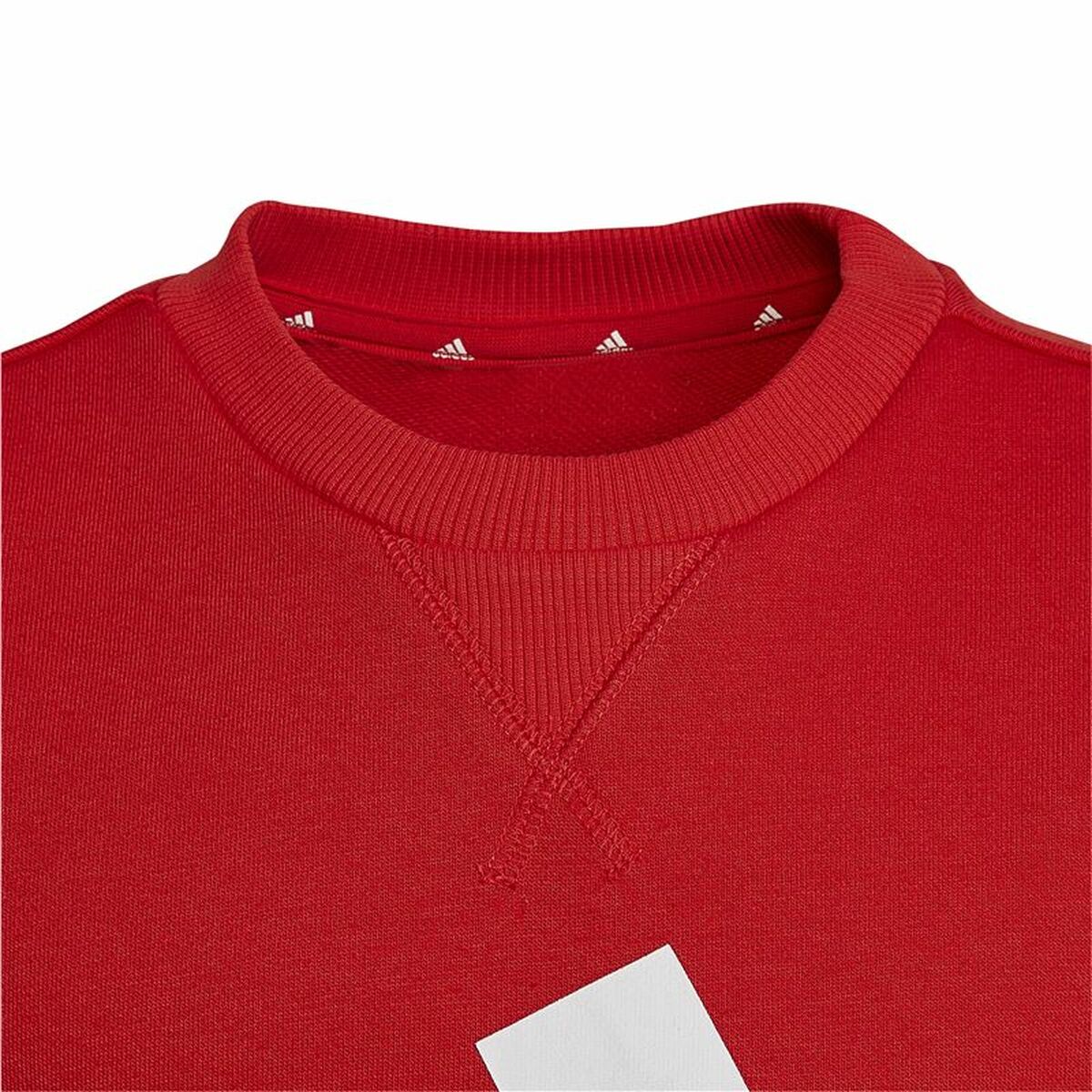 Tröja utan huva Barn Adidas Essentials Röd - 4