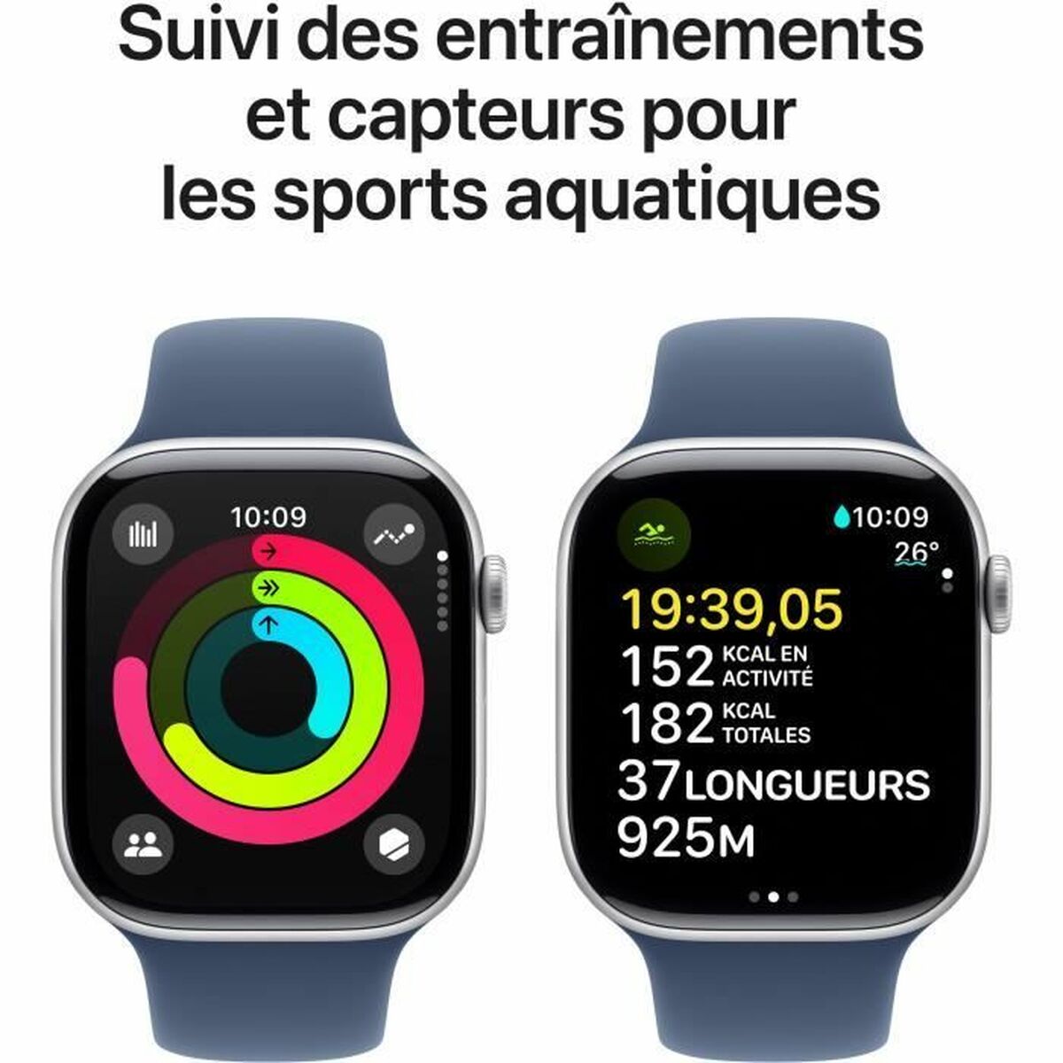 Smartklocka Apple Watch Series 10 Blå Silvrig 46 mm - 4
