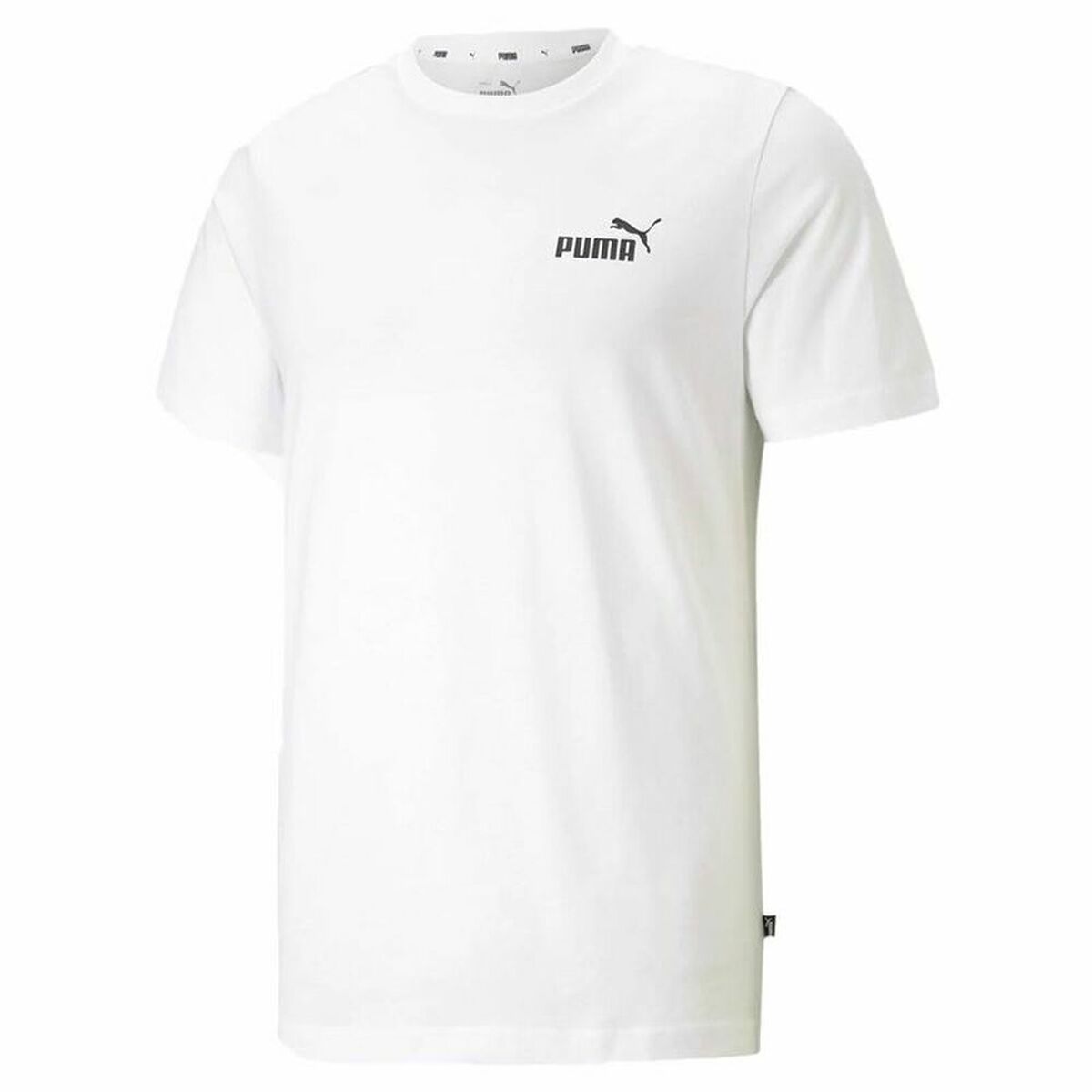 T-shirt med kortärm Herr Puma Essentials Small Logo Vit - 2