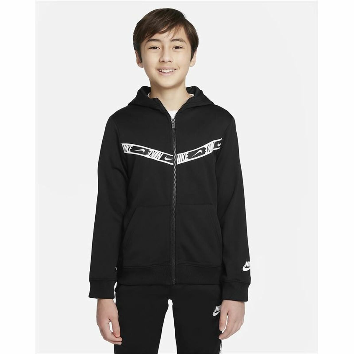Sportjacka, Barn Nike Sportswear Svart - 4