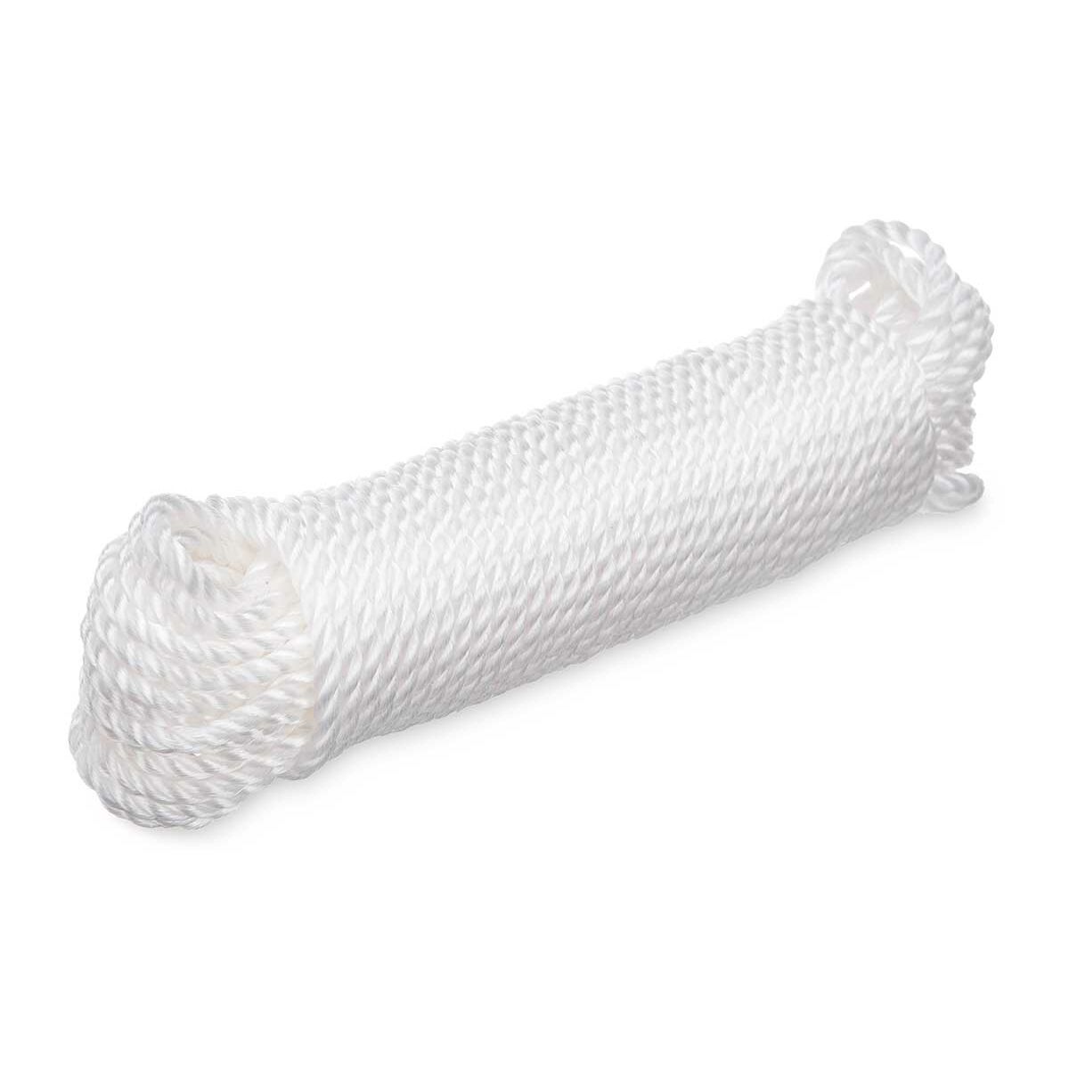 Tvättlina Vit Plast 20 m 8 x 24 x 5 cm 5 x 24 x 6 cm 0,6 x 2000 cm (24 antal) - 4