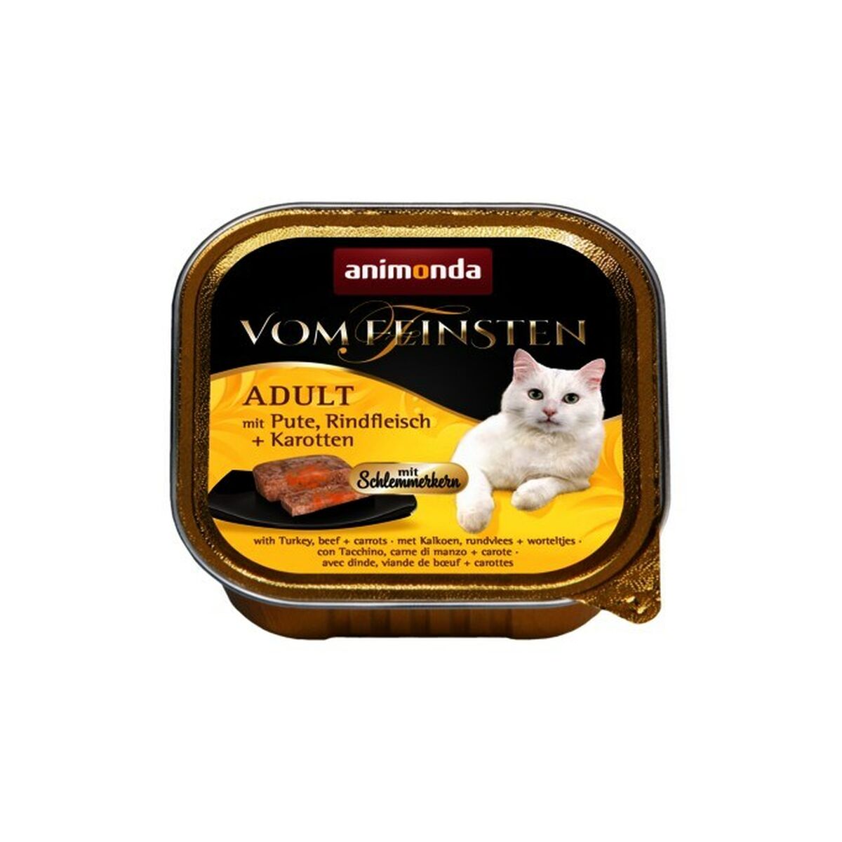 Kattmat Animonda Vom Feinsten Kalvkött Morot 100 g 100 L - 2