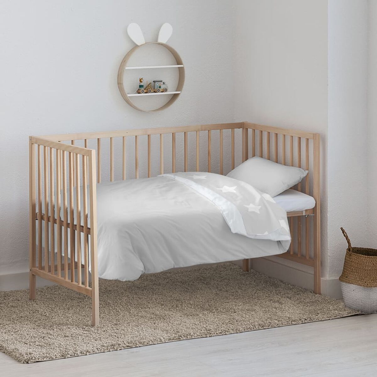 Quiltat täcke för spjälsäng Kids&Cotton Kanu 100 x 120 cm - 2