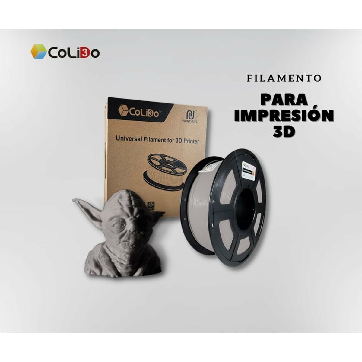 Filamentrulle CoLiDo Grå 1,75 mm - 3