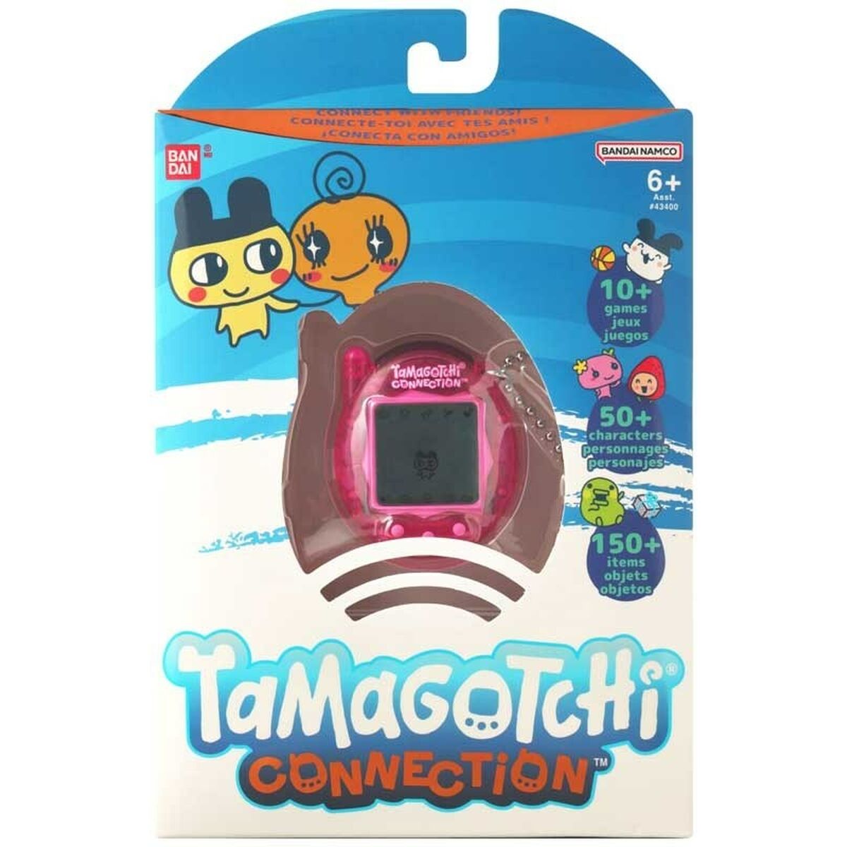 Samlingsfigurer Bandai TAMAGOTCHI CONNECTION Rosa Plast
