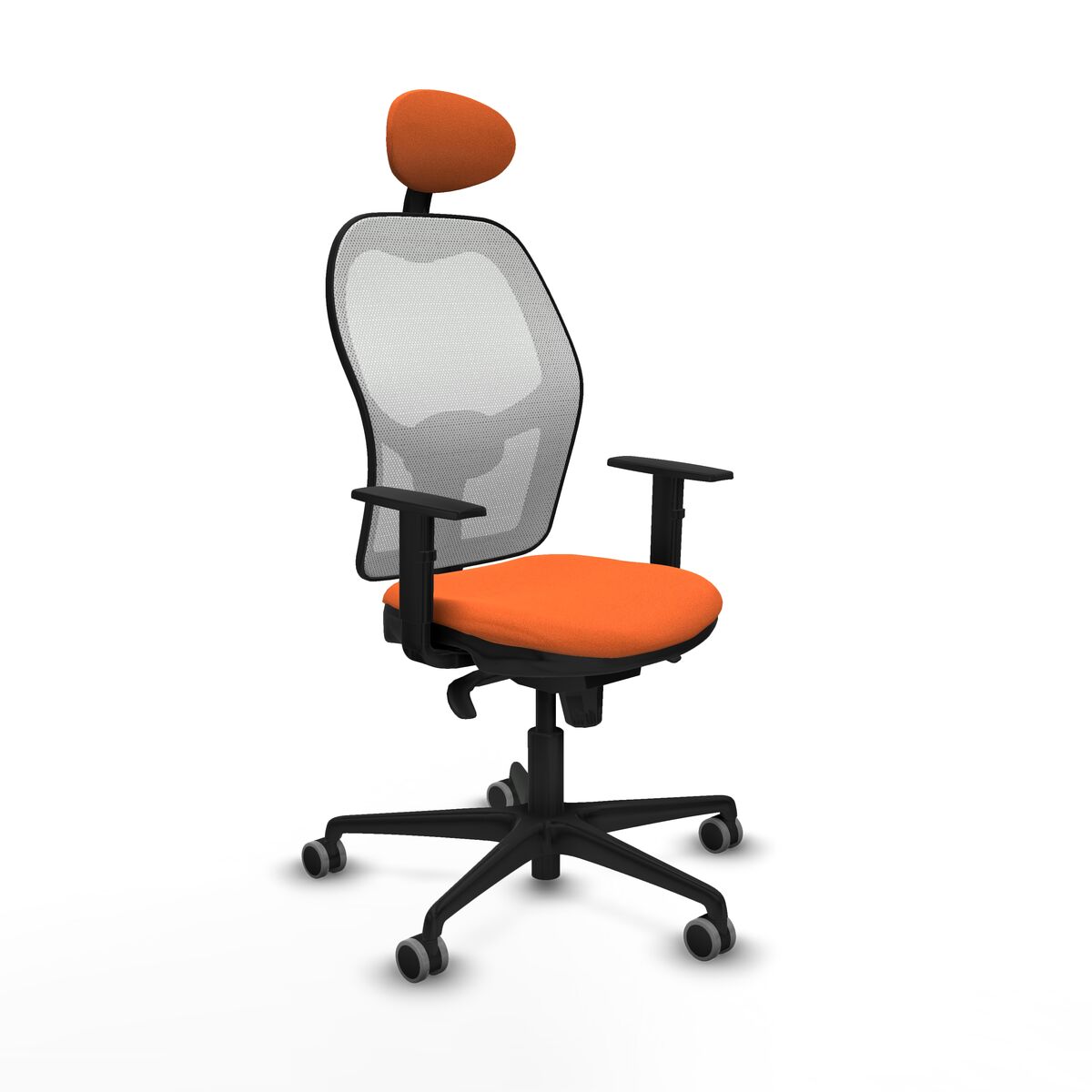 Kontorsstol med nackstöd Jorquera Piqueras y Crespo 1D036G1 Orange