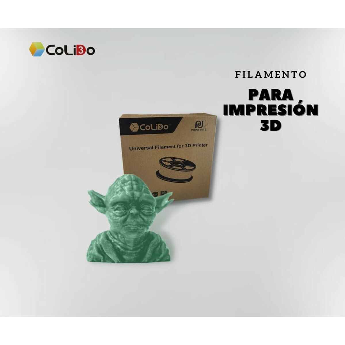 Filamentrulle CoLiDo COL3D-LCD164G Grön - 3