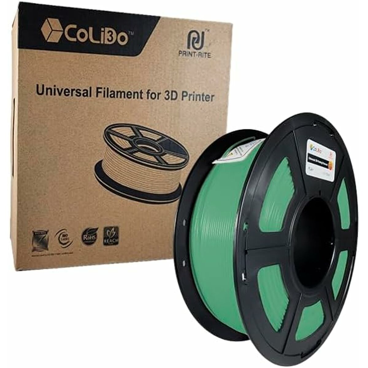 Filamentrulle CoLiDo COL3D-LCD164G Grön