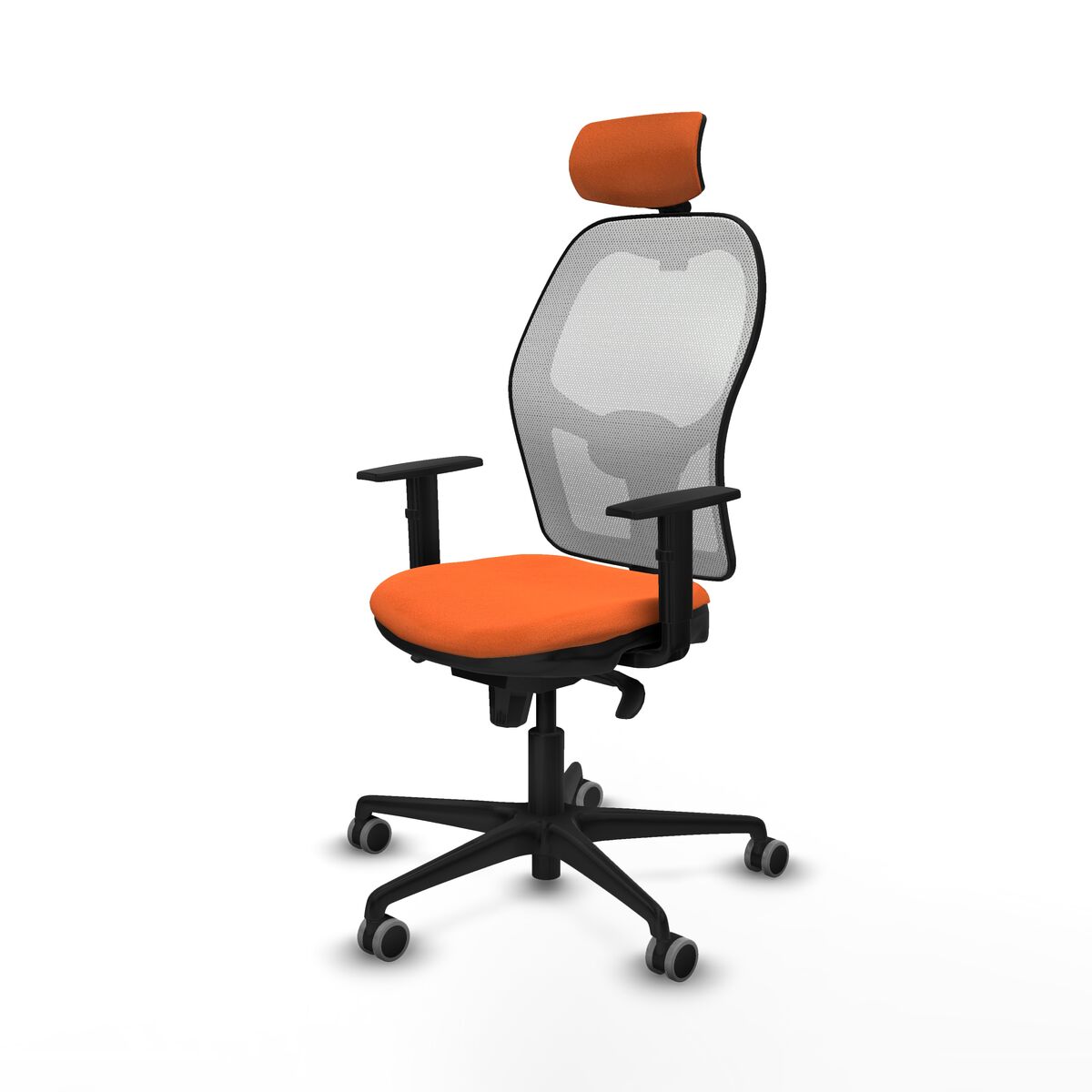 Kontorsstol med nackstöd Piqueras y Crespo 1D036G2 Orange - 2