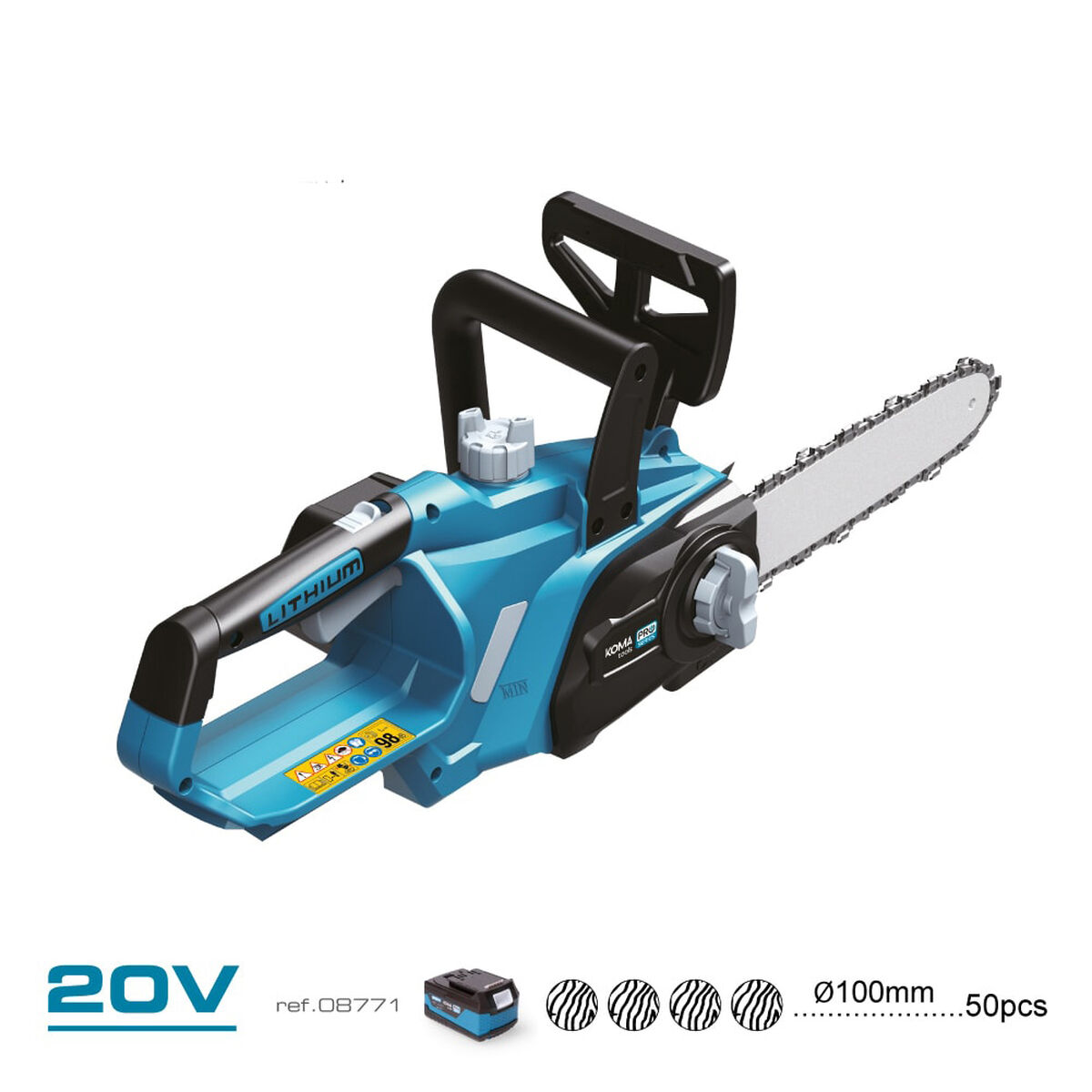 Batteri motorsåg Koma Tools 20 V - 5