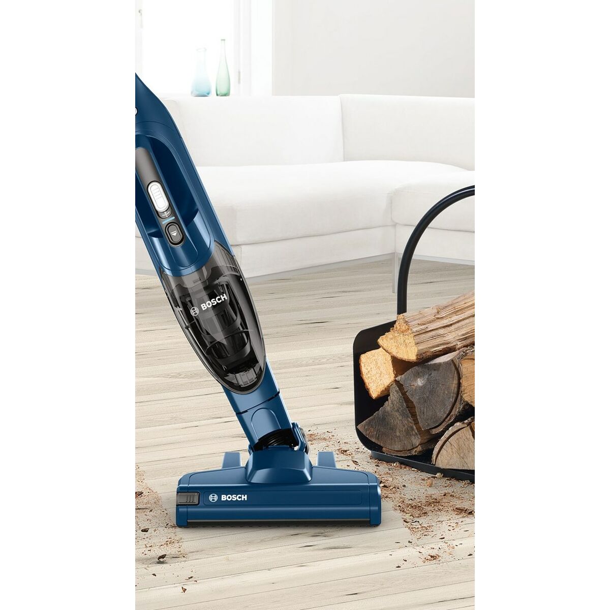 Sladdlös Dammsugare BOSCH BBHF216 Blå - 7