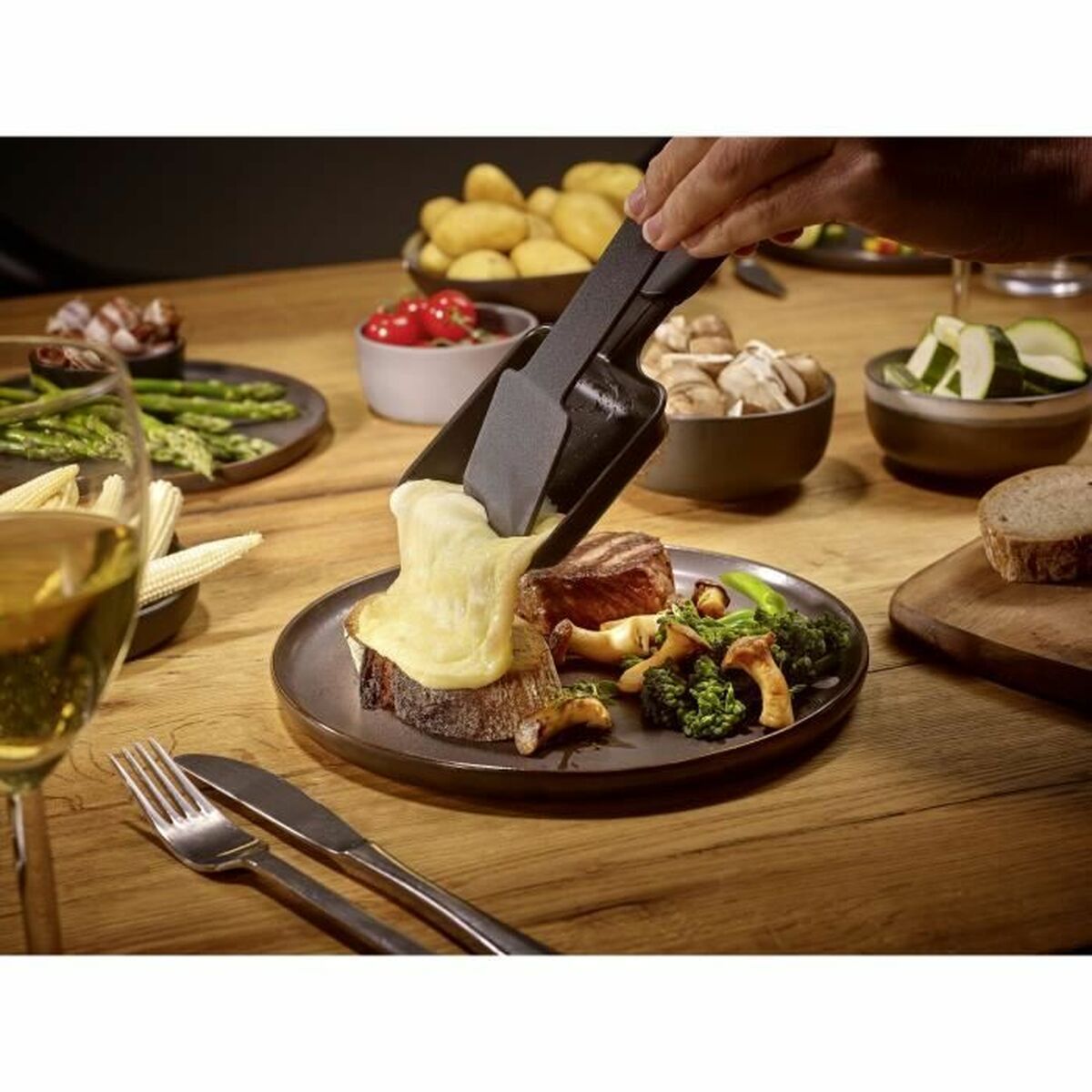 Raclette Severin RG2360 Svart noir 24 x 24 cm - 2