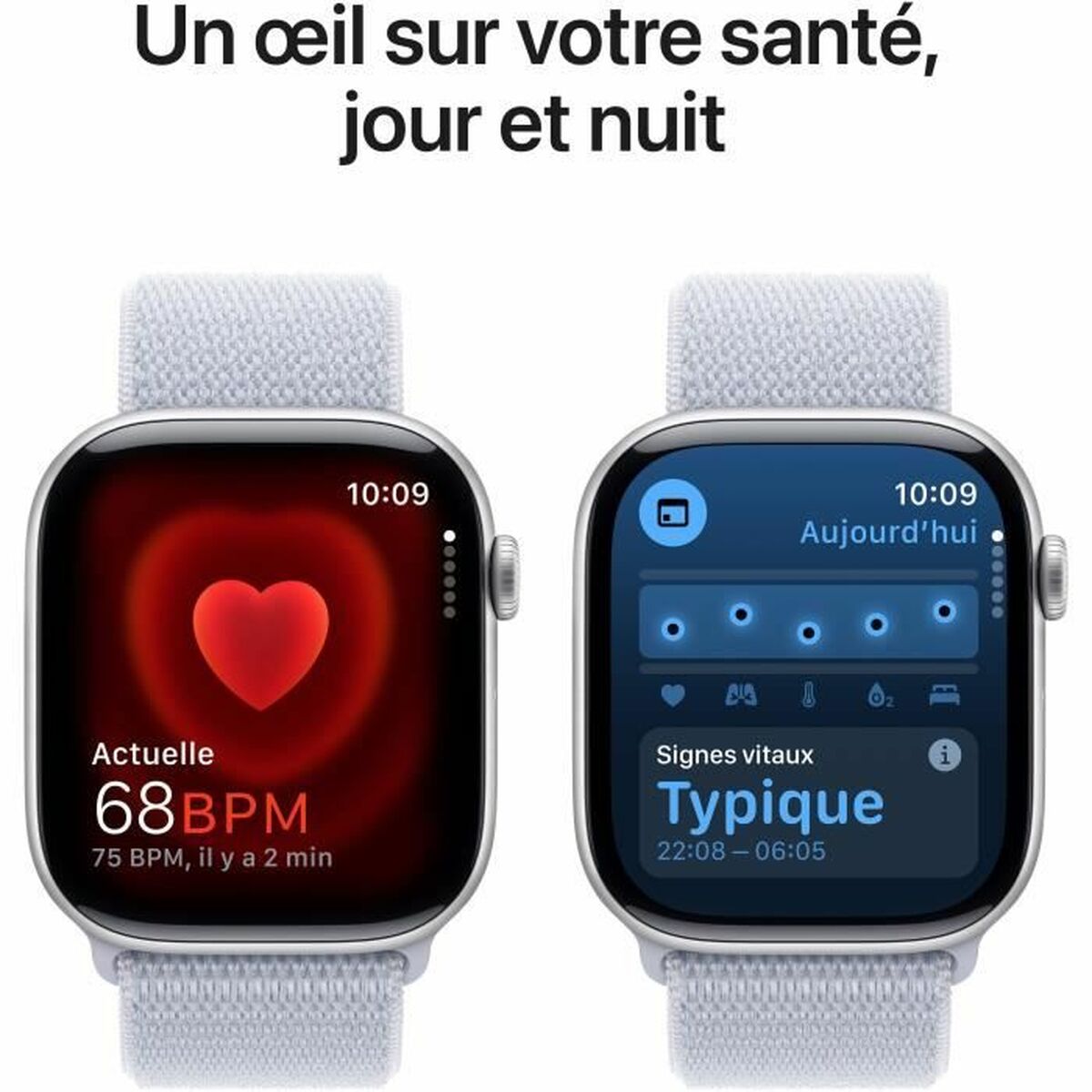 Smartklocka Apple Watch Series 10 Blå Silvrig 46 mm - 5