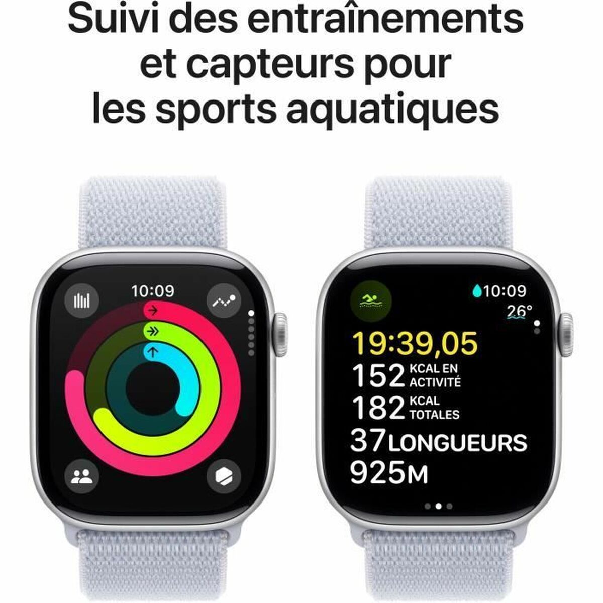 Smartklocka Apple Watch Series 10 Blå Silvrig 46 mm - 4