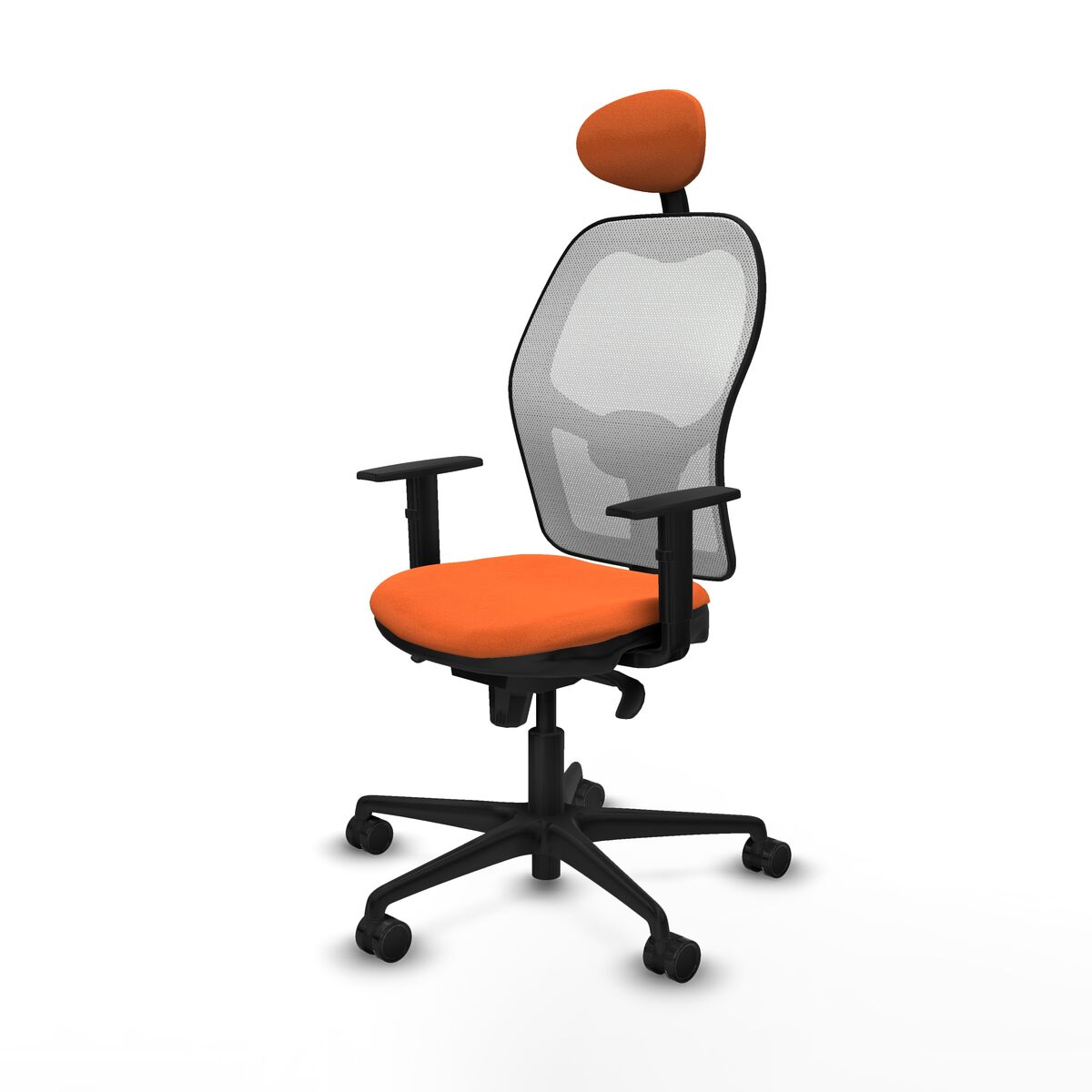 Kontorsstol med nackstöd Jorquera Piqueras y Crespo 1D036N1 Orange - 2