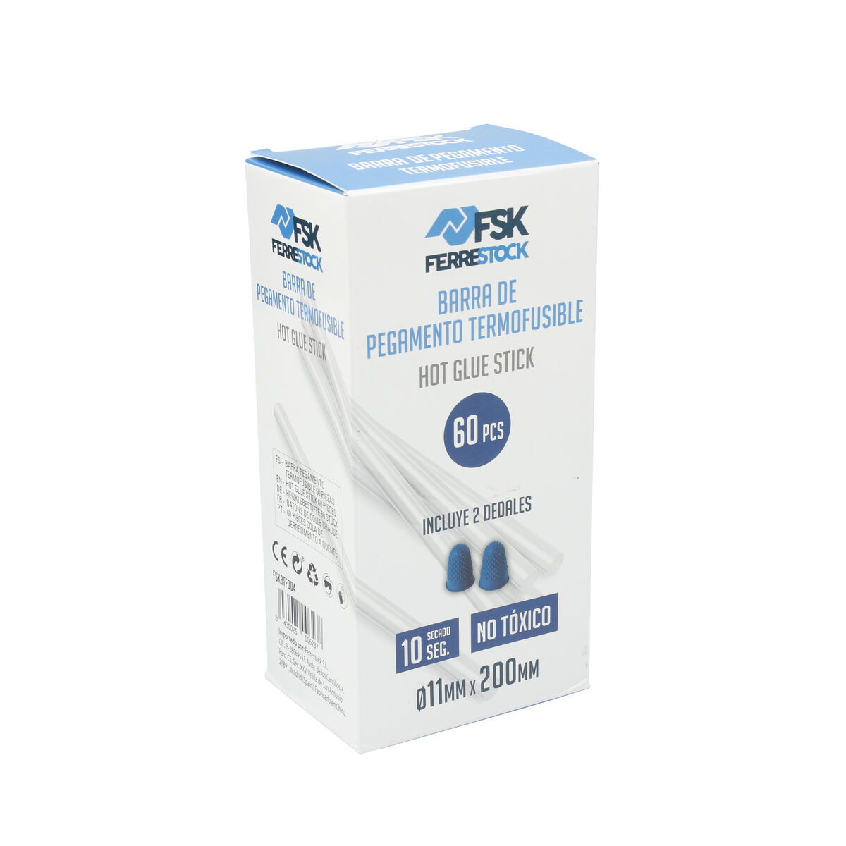 Smältlimstift Ferrestock Transparent Ø 11 cm (60 antal)