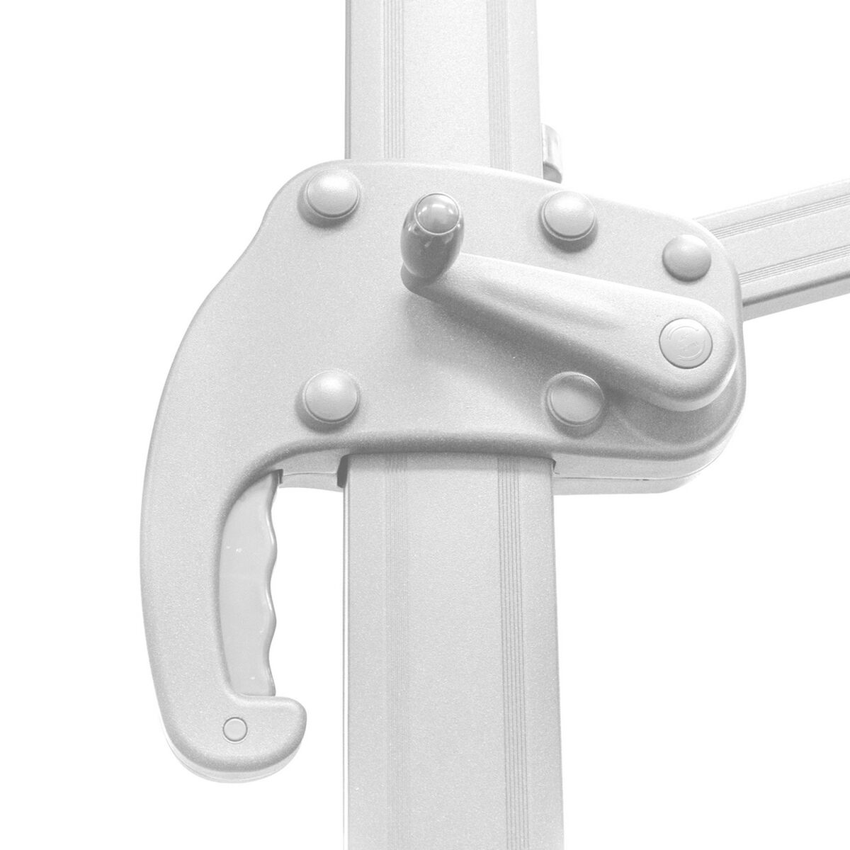 Naperny? Tiber Vit Aluminium 300 x 300 x 250 cm - 3