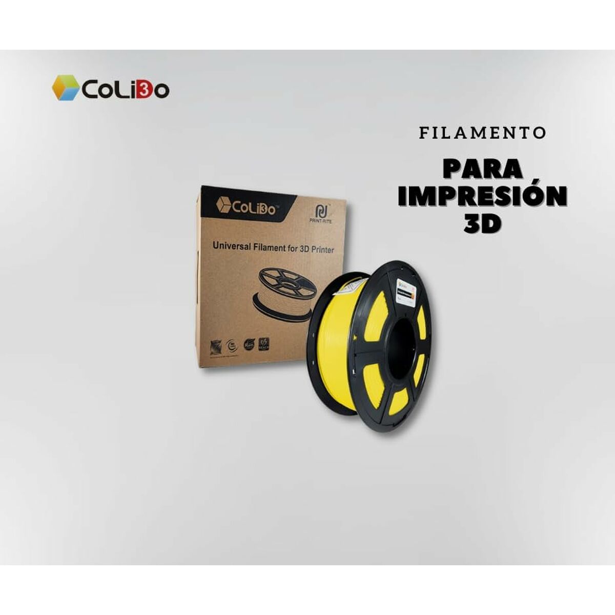 Filamentrulle CoLiDo Gul 1 kg 1,75 mm - 3