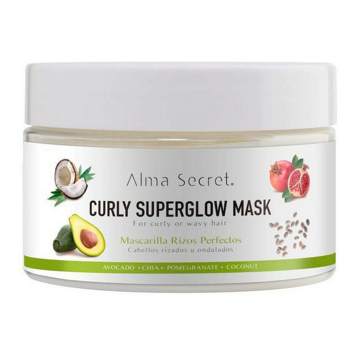 Hårinpackning Alma Secret Curly Superglow 250 ml - 2