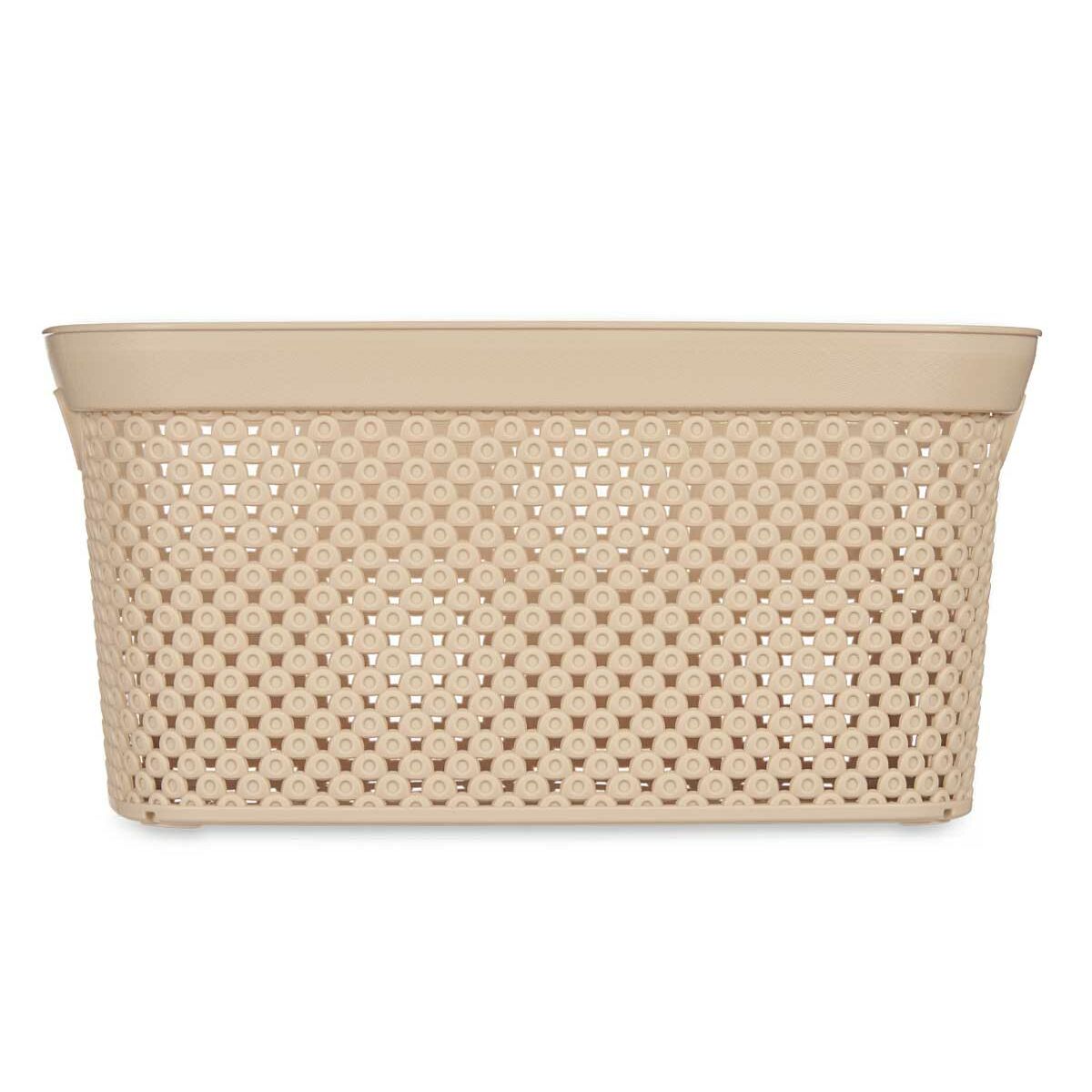 Tvättkorg Beige Plast 10 L 24 x 17 x 35 cm (24 antal) - 2