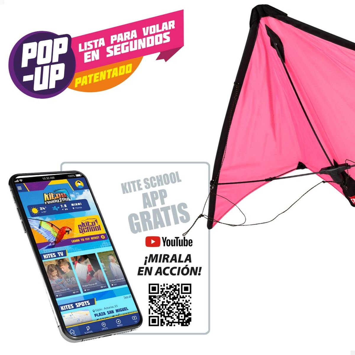Komet Eolo Pop-Up 115 x 56 x 1 cm - 5