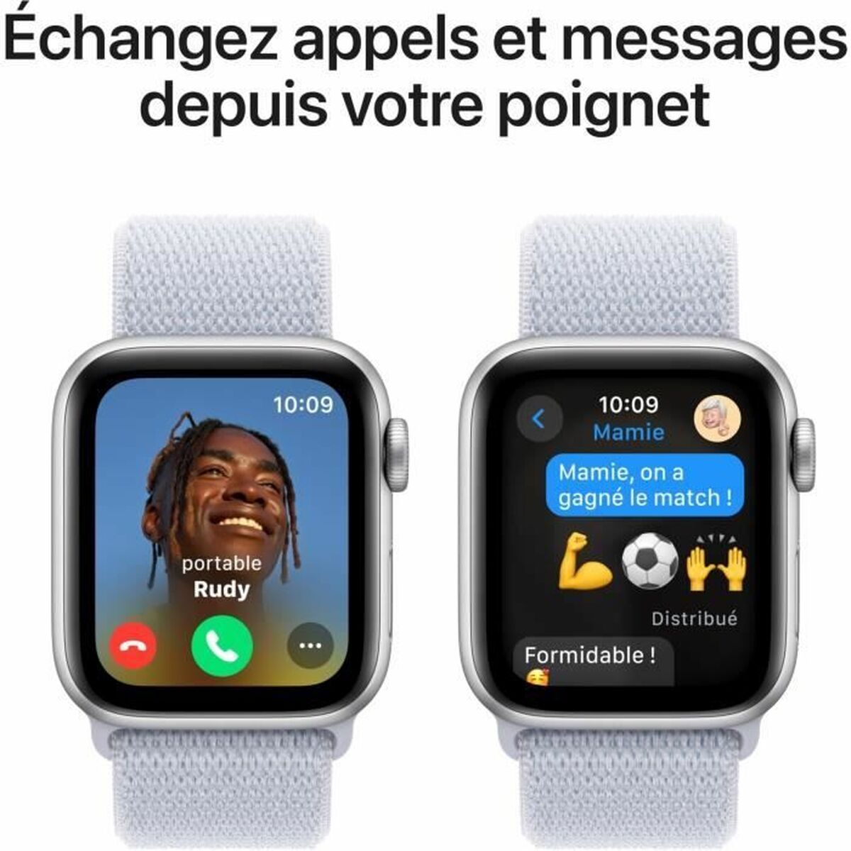 Smartklocka Apple Watch SE Blå Silvrig 40 mm - 4