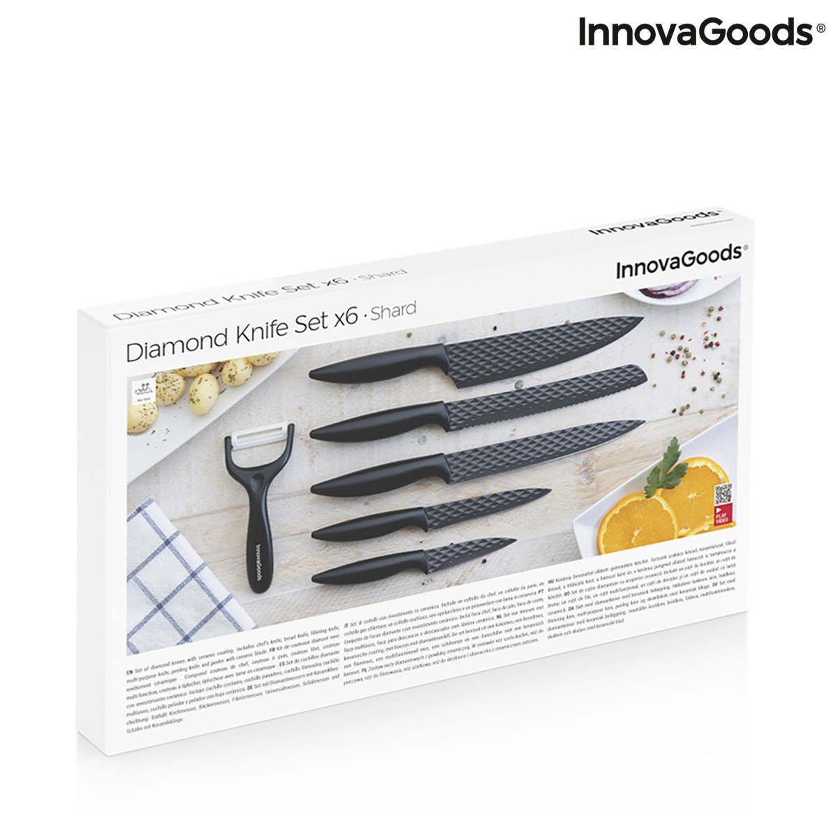 Set av Diamantknivar Shard InnovaGoods 6 Delar - 2