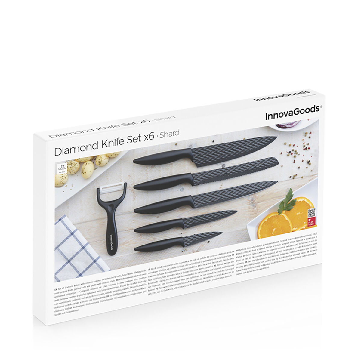 Set av Diamantknivar Shard InnovaGoods 6 Delar - 9