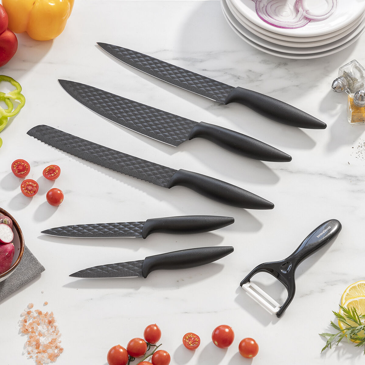 Set av Diamantknivar Shard InnovaGoods 6 Delar - 17