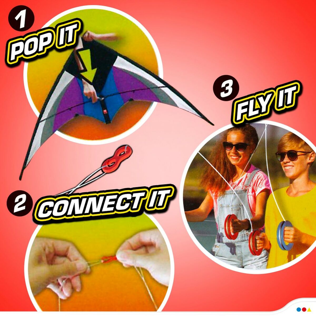 Komet Eolo Pop-up Magic Vit Purpur - 3
