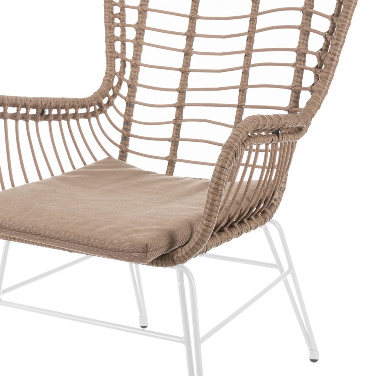 Trädgårdssoffa Ariki 63 x 67 x 97 cm Stål Vit - 2