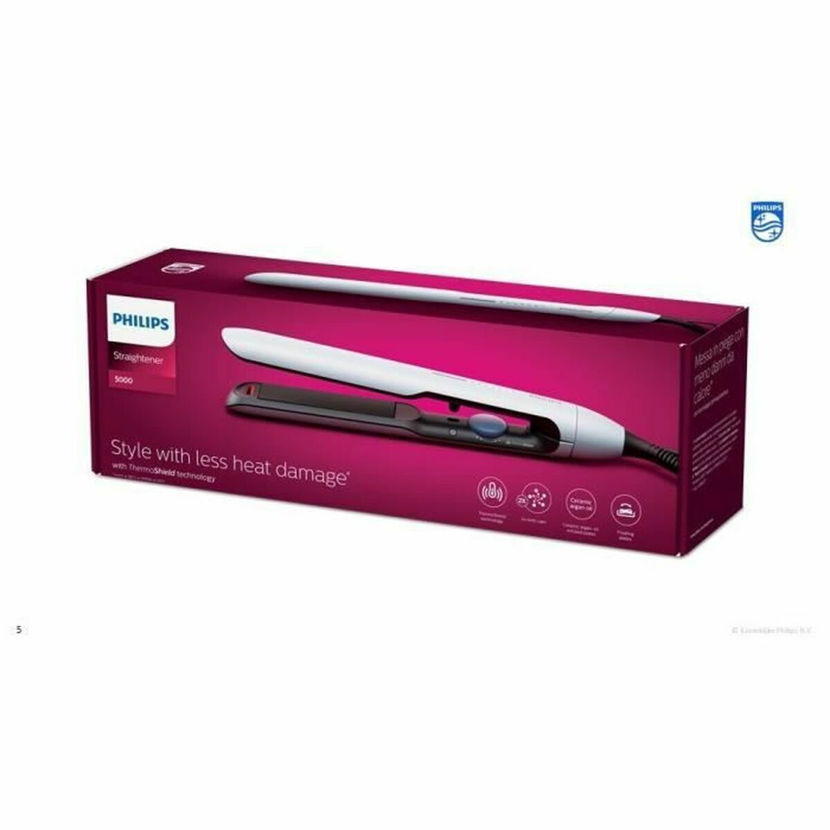 Plattång Philips BHS520/00 Vit Svart - 2