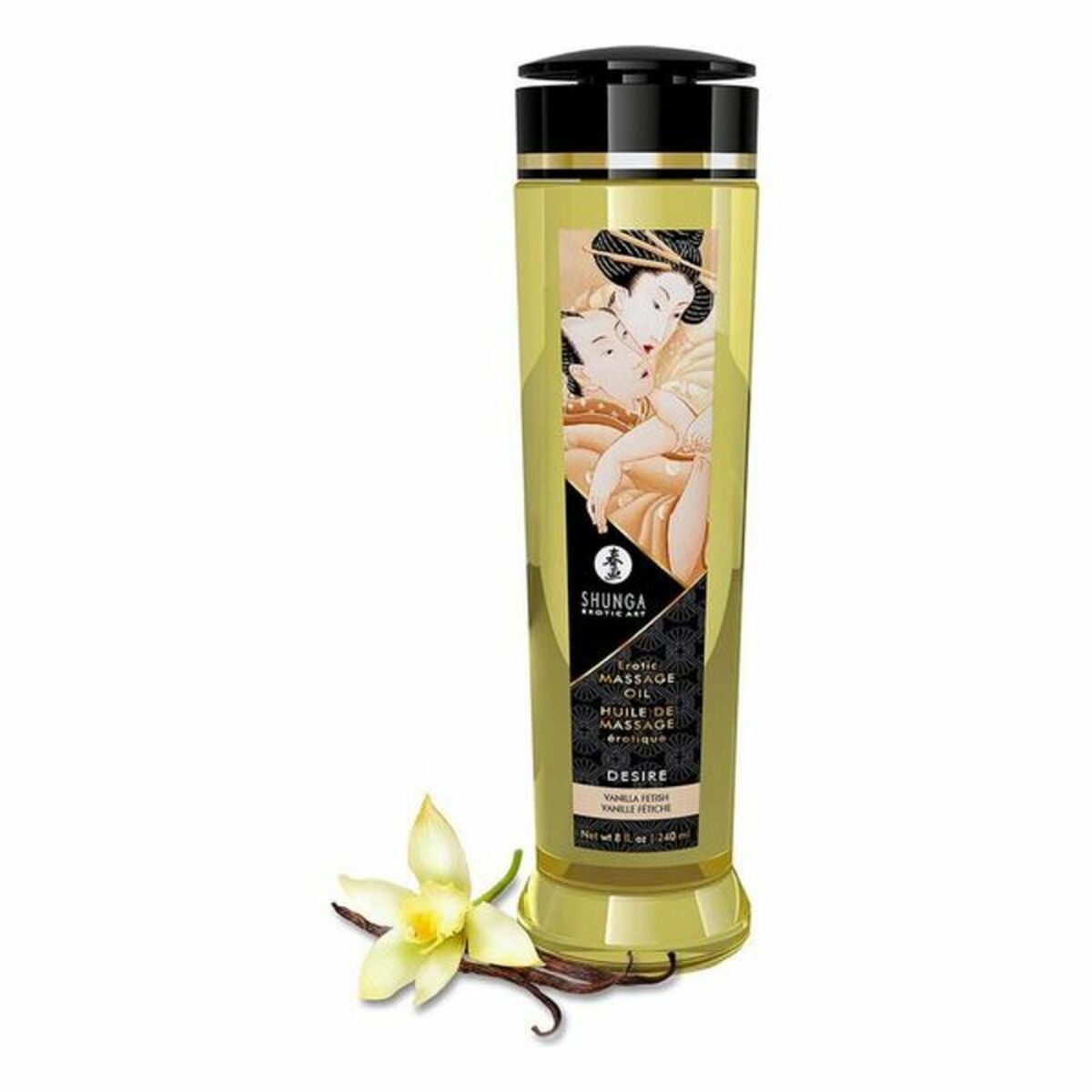 Erotisk Massageolja Shunga Desire Vanilj (240 ml)