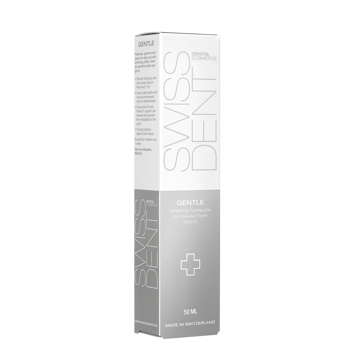 Tandkräm Whitening Swissdent Gentle 50 ml - 2