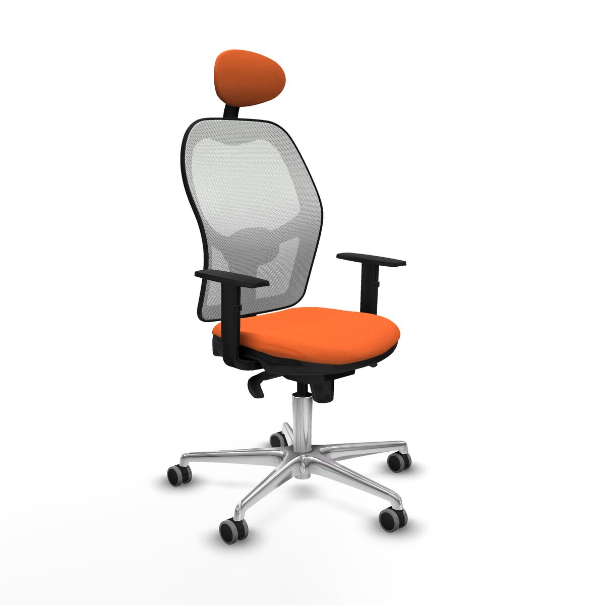 Kontorsstol med nackstöd Jorquera Piqueras y Crespo 1D086G1 Orange