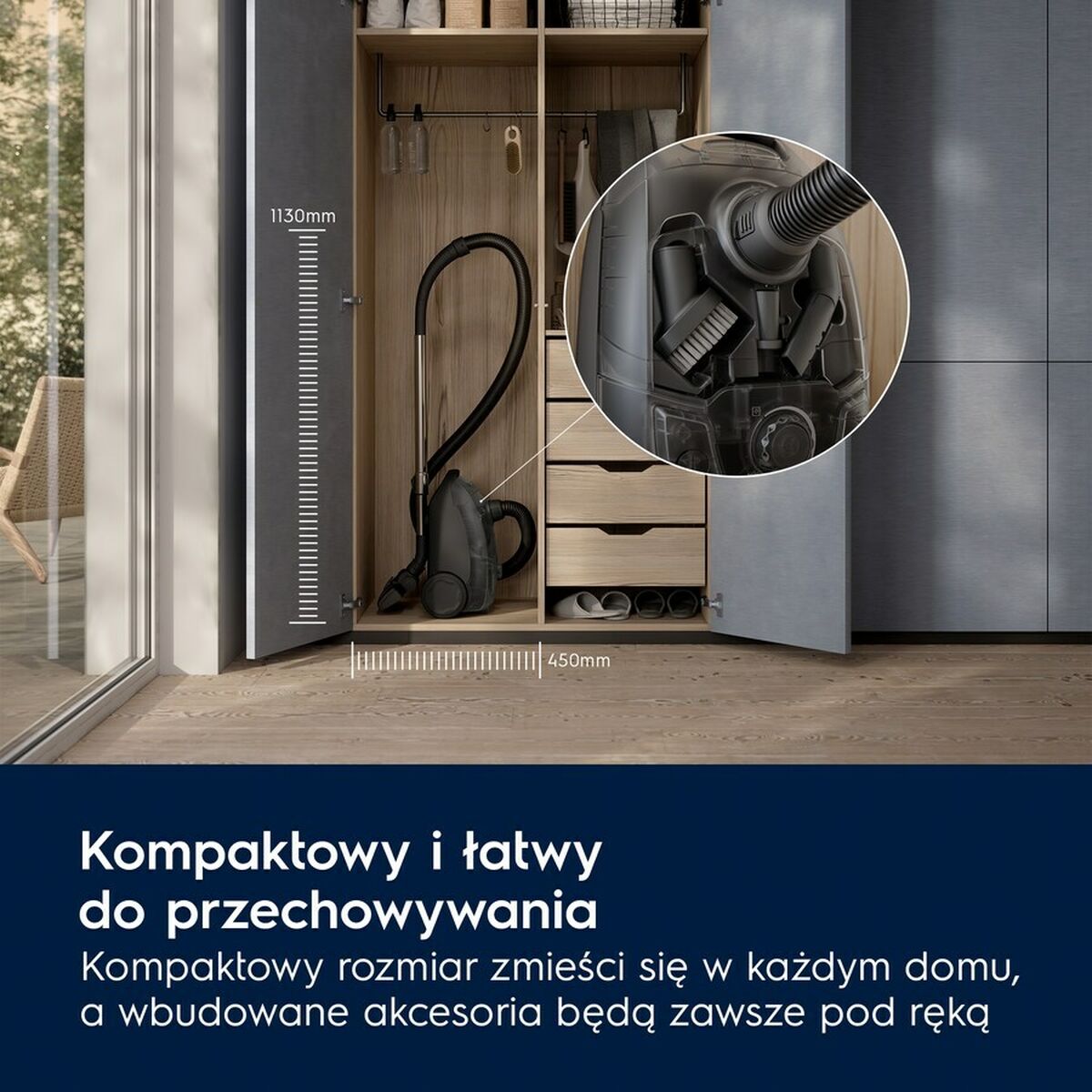 Dammsugare med Påse Electrolux EB31C1DB Rödbrun 750 W - 2