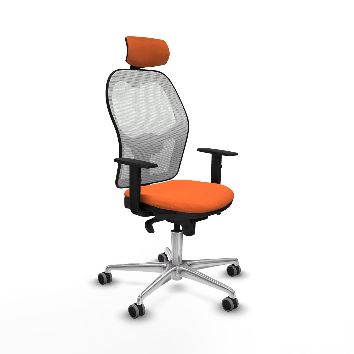 Kontorsstol med nackstöd Piqueras y Crespo 1D086G2 Orange
