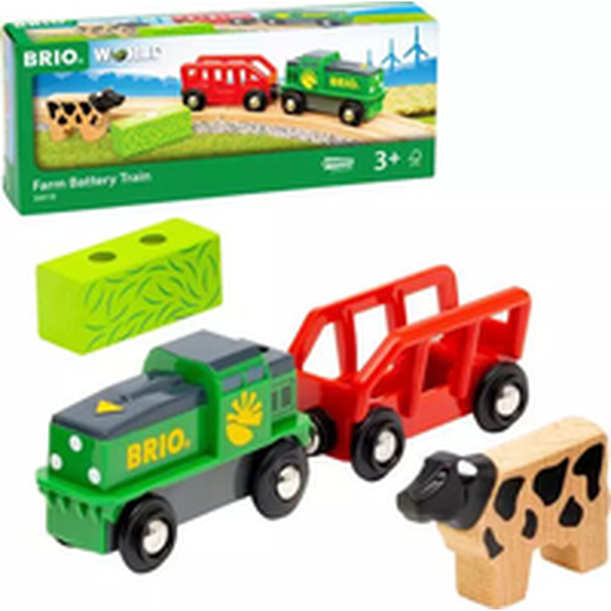 Tåg Brio Farm battery train - 2