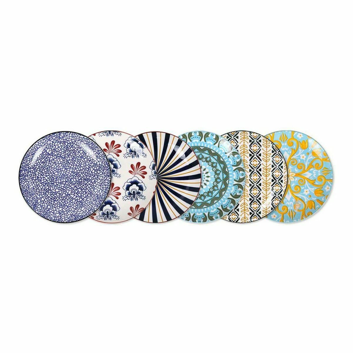 Servingsfat La Mediterránea Kyomi Rund 20 x 20 x 2,5 cm (18 antal) - 2