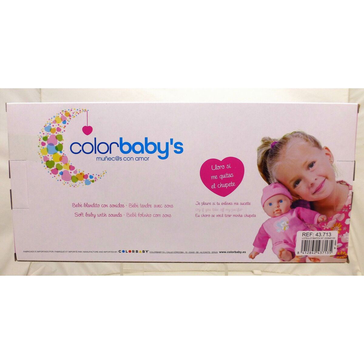 Bebisdocka Colorbaby 32 cm 6 antal - 7