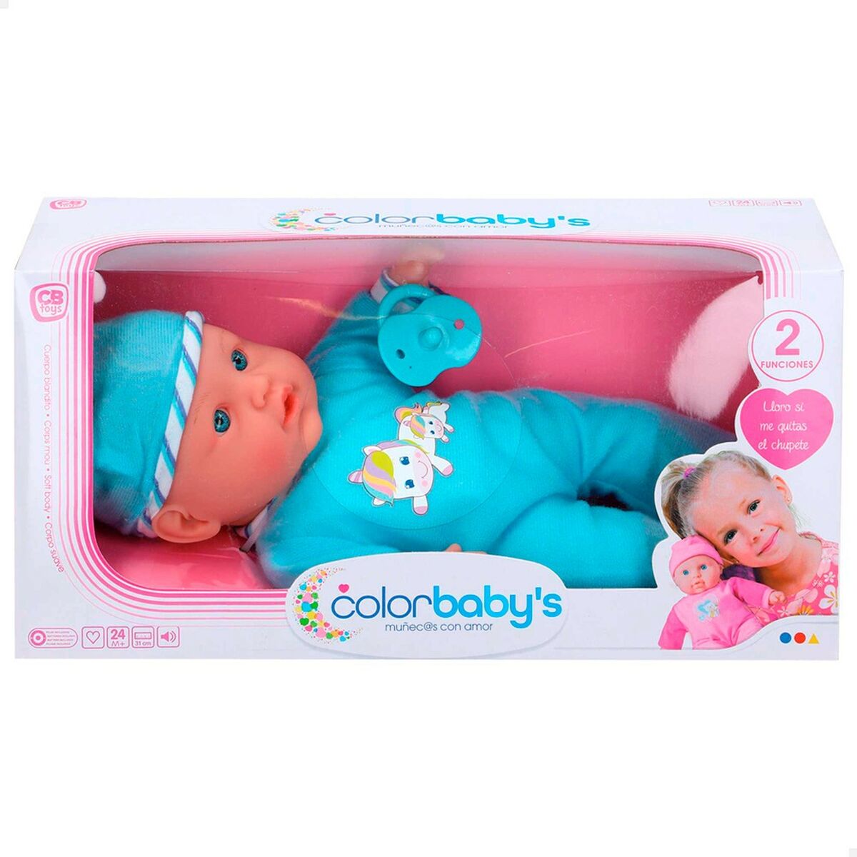 Bebisdocka Colorbaby 32 cm 6 antal - 2