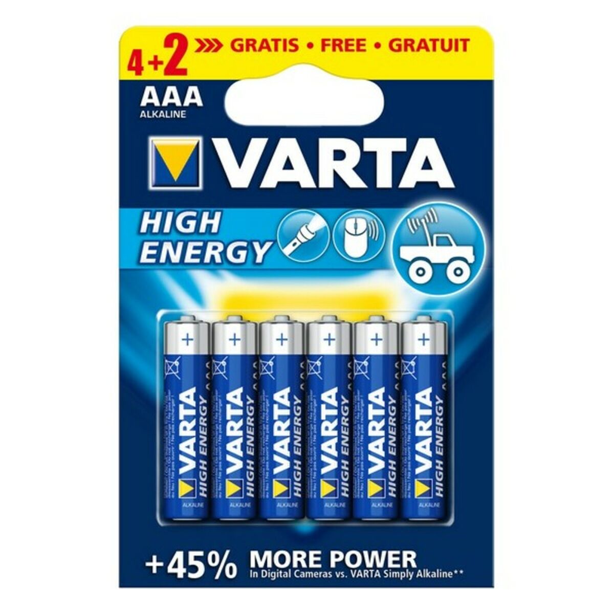 Batteri Varta 4903121436 AAA 1 V